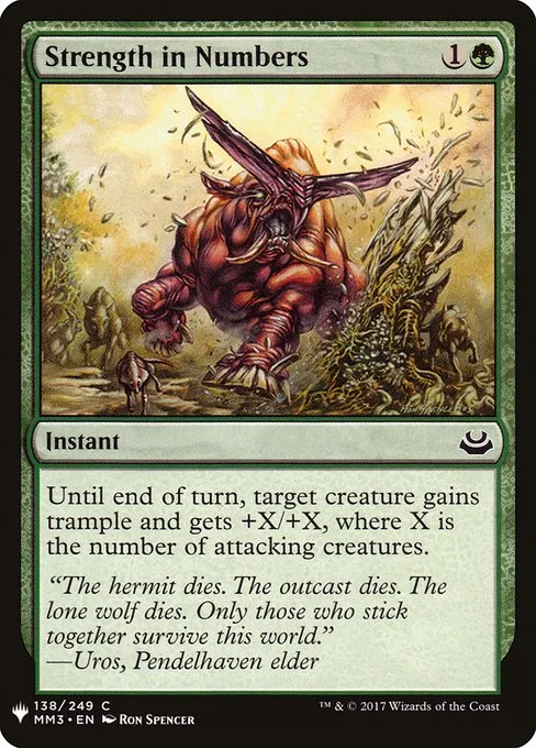 Strength in Numbers · The List MM3-138/5050