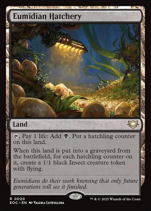 Eumidian Hatchery · Edge of Eternities Commander 20/191