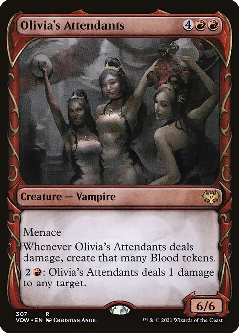 Olivia's Attendants · Innistrad: Crimson Vow 307/423