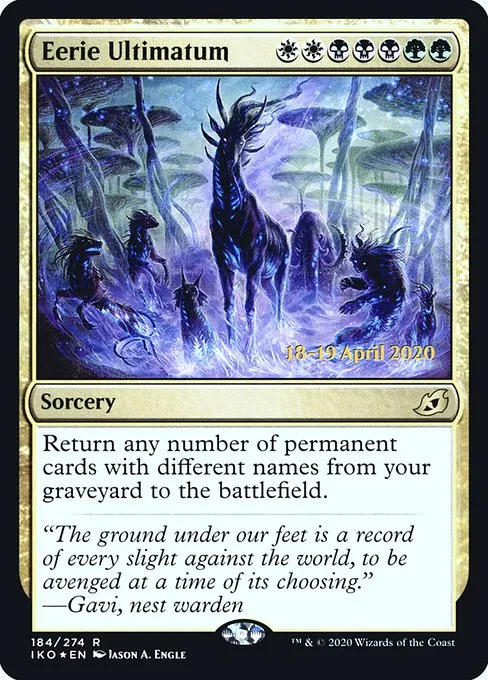 Eerie Ultimatum · Ikoria: Lair of Behemoths Promos 184s/137