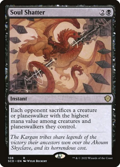 Soul Shatter · Starter Commander Decks 108/352