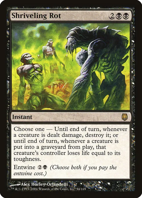 Shriveling Rot · Darksteel 54/165