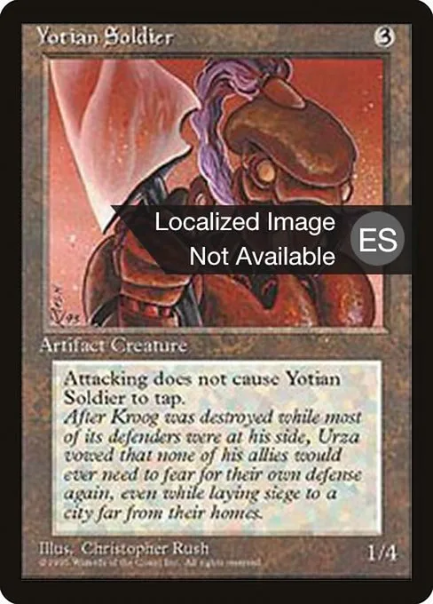 Yotian Soldier · Fourth Edition Foreign Black Border 360/378