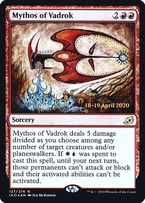 Mythos of Vadrok · Ikoria: Lair of Behemoths Promos 127s/137