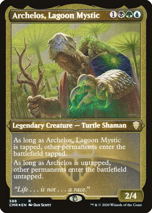 Archelos, Lagoon Mystic · Commander Legends 588/718