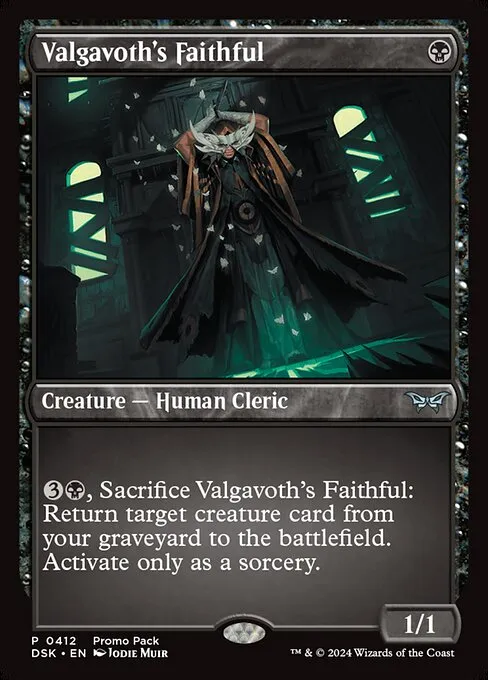 Valgavoth's Faithful · Duskmourn: House of Horror 412/419