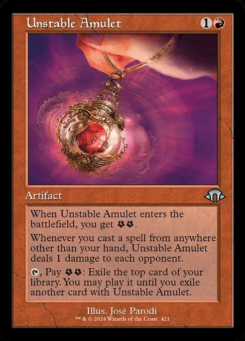Unstable Amulet · Modern Horizons 3 421/528