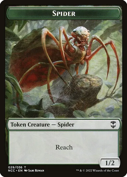 Spider · New Capenna Commander Tokens 29/36