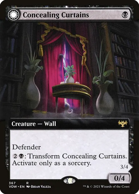 Concealing Curtains // Revealing Eye · Innistrad: Crimson Vow 367/423
