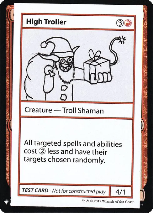 High Troller · Mystery Booster Playtest Cards 2019 54/121