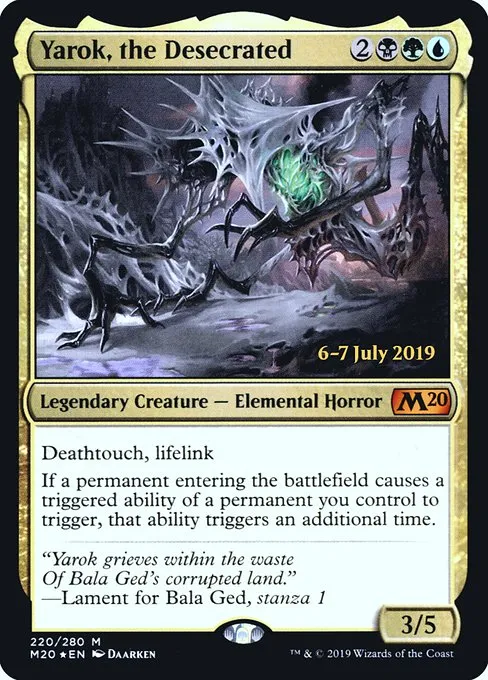 Yarok, the Desecrated · Core Set 2020 Promos 220s/144