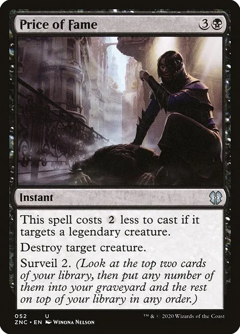 Price of Fame · Zendikar Rising Commander 52/142