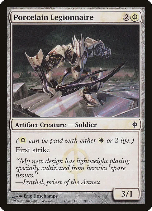 Porcelain Legionnaire · New Phyrexia 19/175