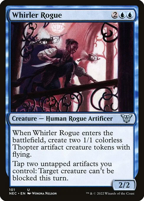 Whirler Rogue · Neon Dynasty Commander 101/179