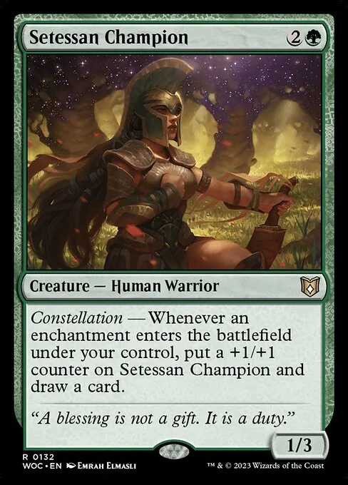 Setessan Champion · Wilds of Eldraine Commander 132/173