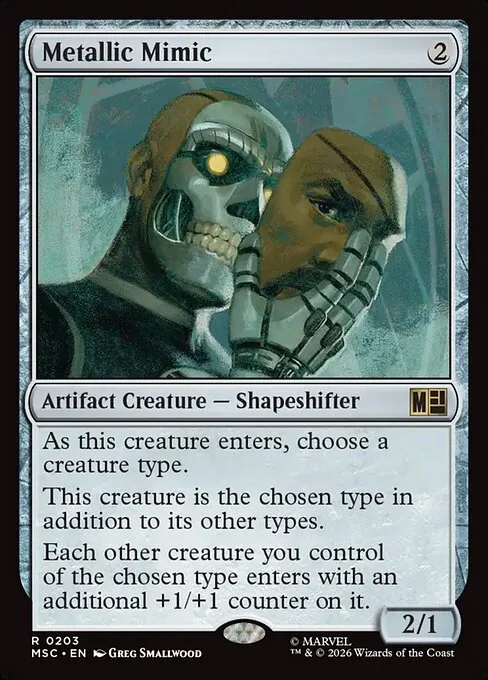 Metallic Mimic · Marvel Super Heroes Commander 203/9