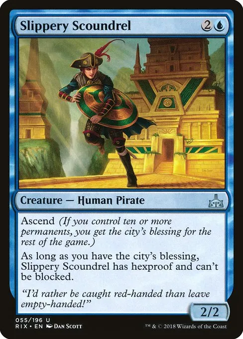 Slippery Scoundrel · Rivals of Ixalan 55/205
