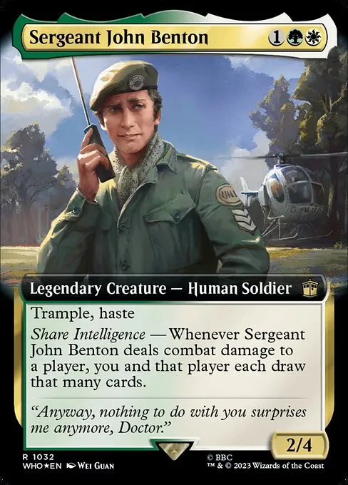 Sergeant John Benton · Doctor Who 1032/1178