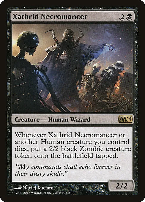 Xathrid Necromancer · Magic 2014 123/249