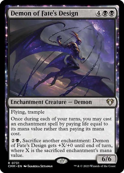 Demon of Fate's Design · Commander Masters 731/1067