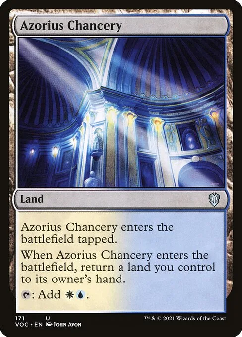 Azorius Chancery · Crimson Vow Commander 171/188