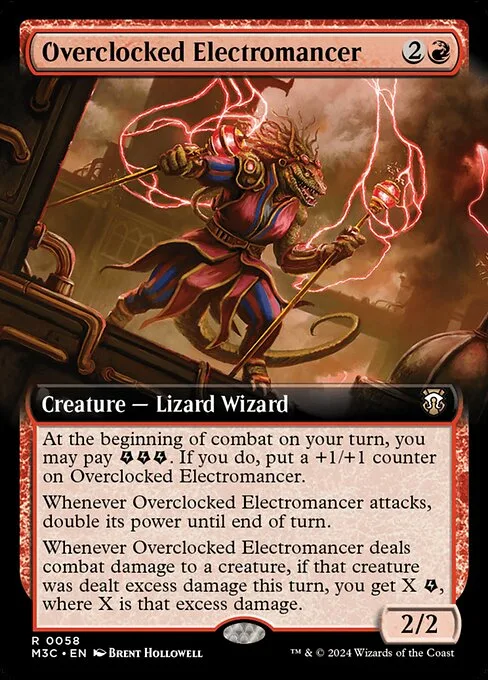 Overclocked Electromancer · Modern Horizons 3 Commander 58/398