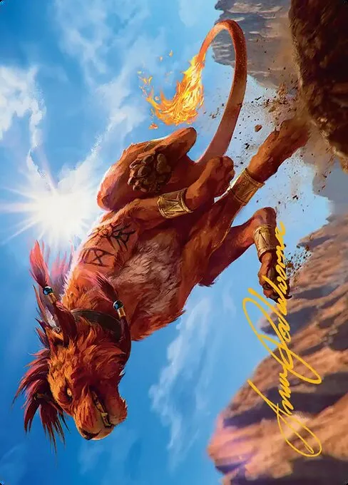 Red XIII, Proud Warrior // Red XIII, Proud Warrior · Final Fantasy Art Series 30/53
