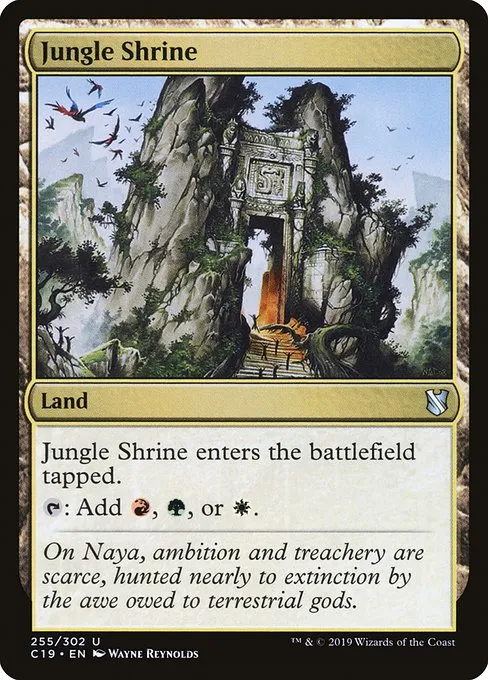 Jungle Shrine · Commander 2019 255/302