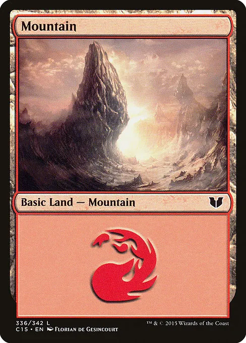Mountain · Commander 2015 336/342