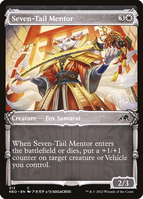 Seven-Tail Mentor · Kamigawa: Neon Dynasty 313/531