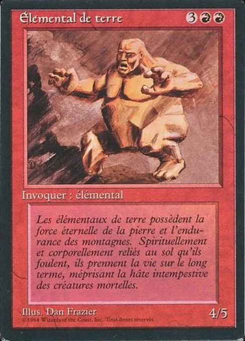 Earth Elemental · Foreign Black Border 146/307