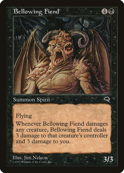 Bellowing Fiend · Tempest 108/350