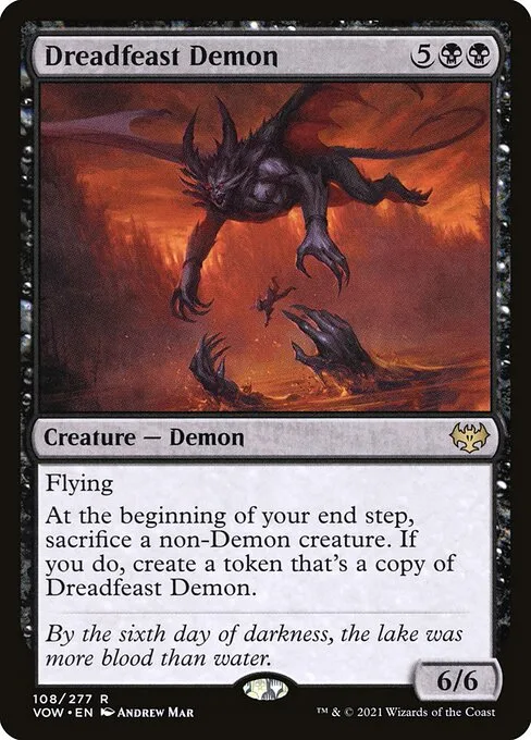 Dreadfeast Demon · Innistrad: Crimson Vow 108/423
