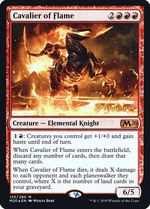 Cavalier of Flame · Core Set 2020 Promos 125s/144