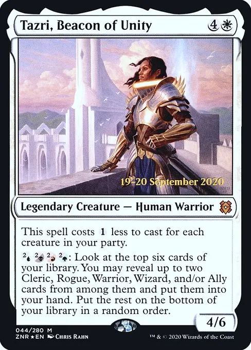 Tazri, Beacon of Unity · Zendikar Rising Promos 44s/153