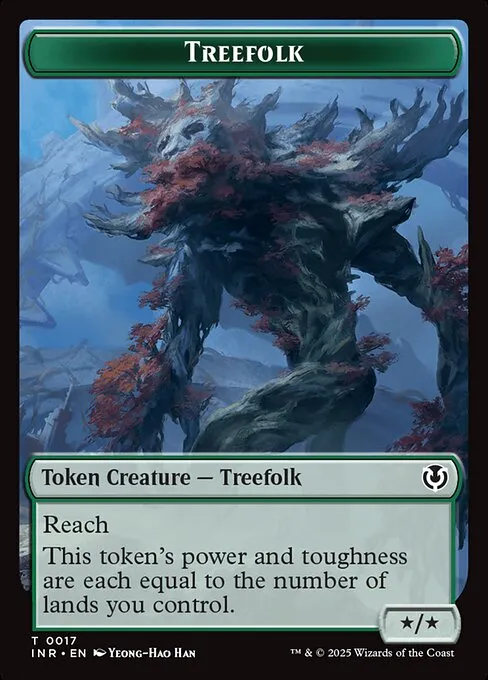 Treefolk · Innistrad Remastered Tokens 17/27