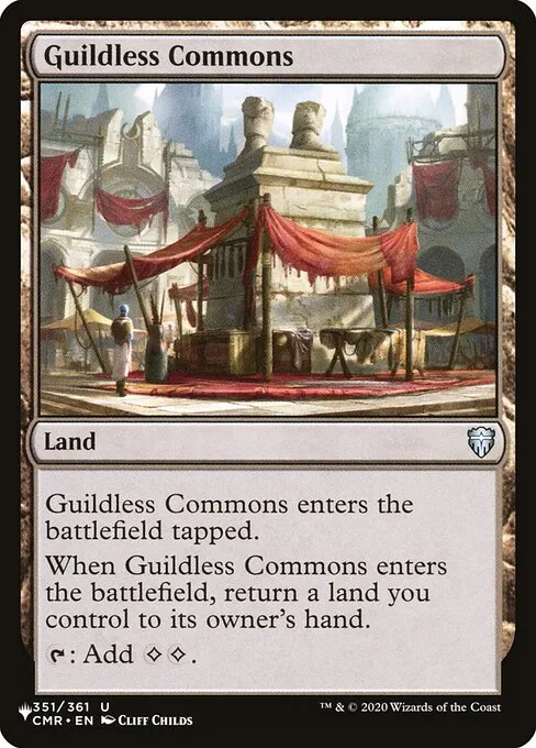 Guildless Commons · The List CMR-351/5050