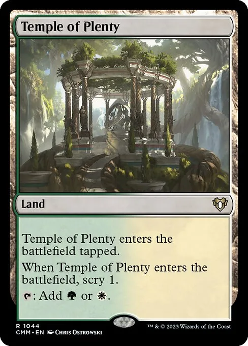 Temple of Plenty · Commander Masters 1044/1067