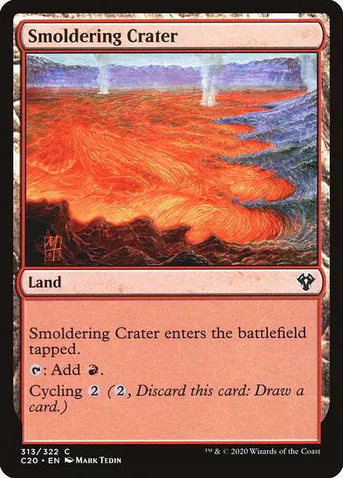 Smoldering Crater · Commander 2020 313/322