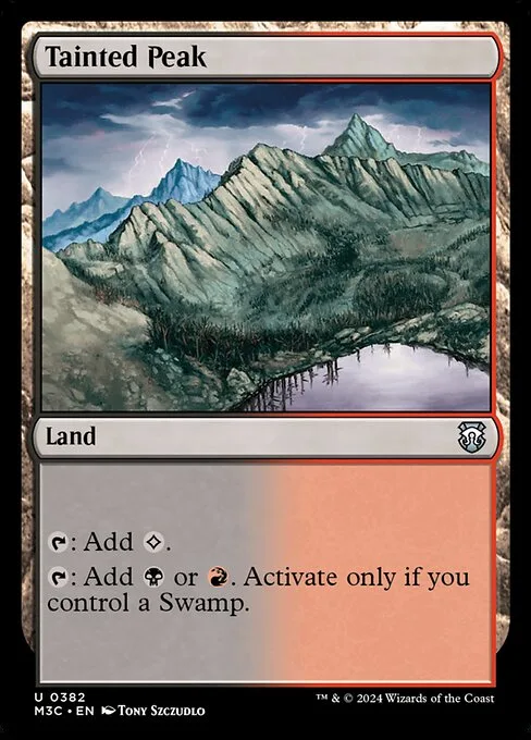 Tainted Peak · Modern Horizons 3 Commander 382/398