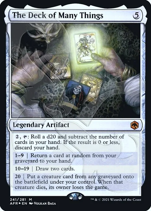 The Deck of Many Things · Adventures in the Forgotten Realms Promos 241a/241