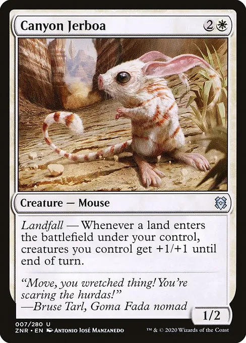 Canyon Jerboa · Zendikar Rising 7/407