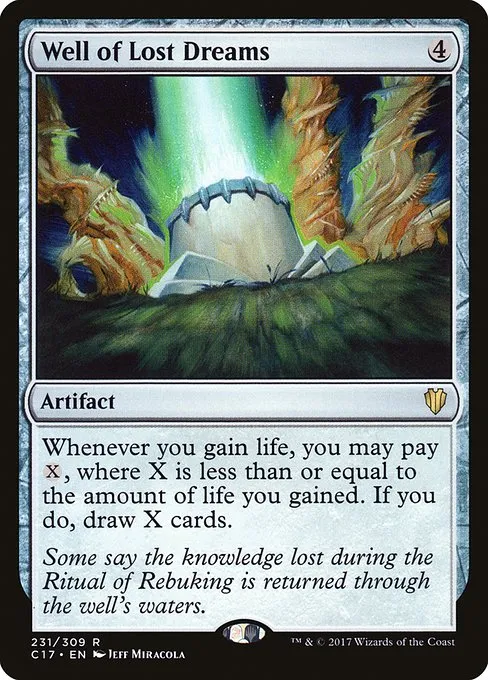 Well of Lost Dreams · Commander 2017 231/309