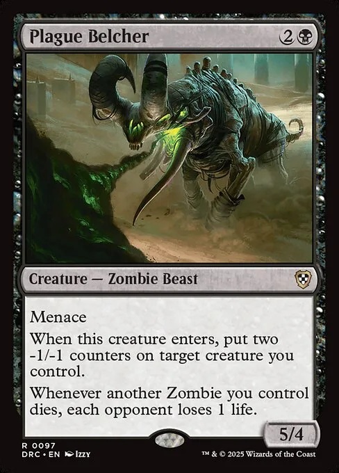 Plague Belcher · Aetherdrift Commander 97/184