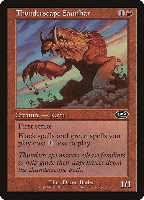 Thunderscape Familiar · Planeshift 76/146