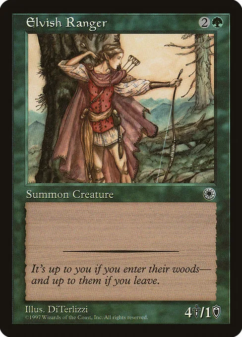 Elvish Ranger · Portal 165/257