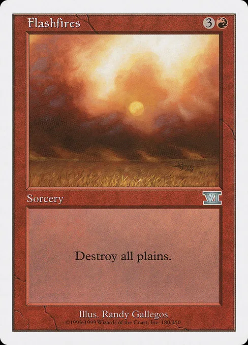 Flashfires · Classic Sixth Edition 180/351