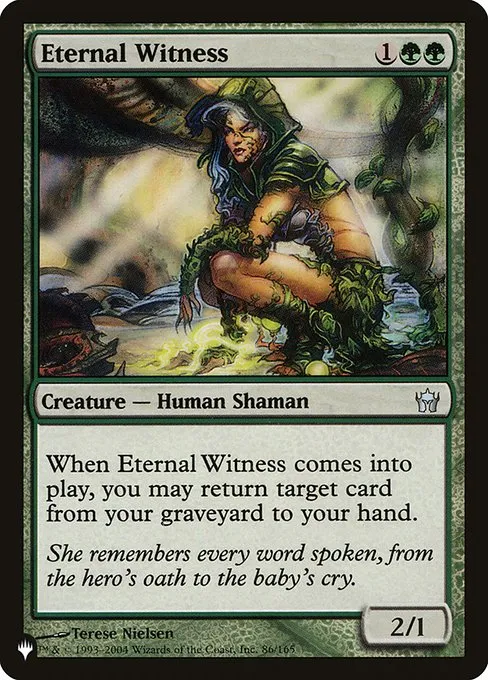 Eternal Witness · The List 5DN-86/5050