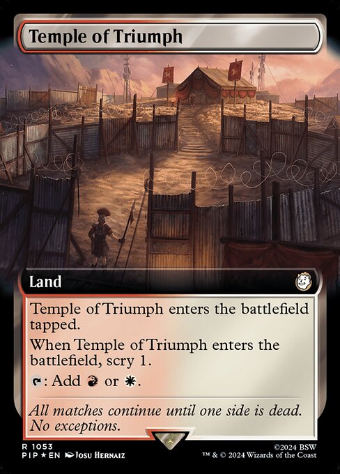 Temple of Triumph · Fallout 1053/1068