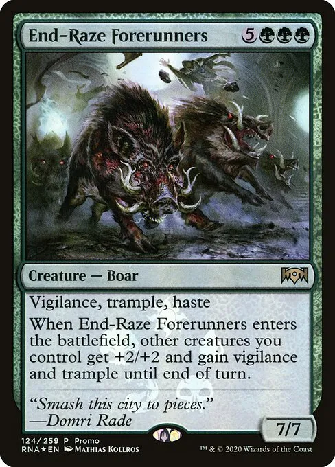 End-Raze Forerunners · Ravnica Allegiance Promos 124★/81